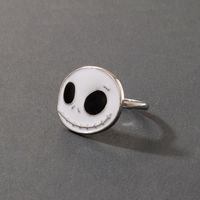 Hip-hop Grimace Alloy Plating Rings main image 6