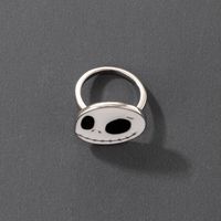 Hip-hop Grimace Alloy Plating Rings main image 1