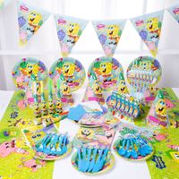 Children's Day Birthday Cartoon Paper Party Tableware main image 1