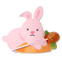Easter Fashion Rabbit Paper Gift Wrapping Supplies Candy Decoration Card main image 2