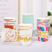 Cute Letter Star Paper Tableware main image 6