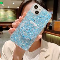 Simple Style Round Sequin Glass Silica Gel  Iphone Phone Cases main image 7