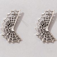 Funny Spider Web Alloy Ear Studs main image 8