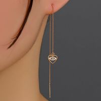 Fashion Geometric Copper Plating Ear Line 1 Pair main image 3