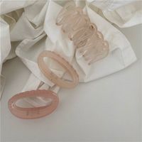 Simple Style Solid Color Plastic Hair Claws main image 3