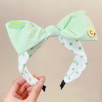 Sweet Polka Dots Bow Knot Cloth Hair Band sku image 5