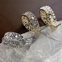 Fashion Star Alloy Plating Inlay Rhinestone Pearl Hair Claws main image 1