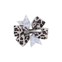 Mode Plaid Bogenknoten Leopard Tuch Haarklammer 1 Stück main image 4