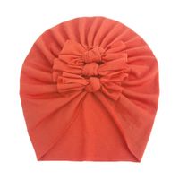 Children Unisex Fashion Solid Color Bow Knot Baby Hat sku image 6