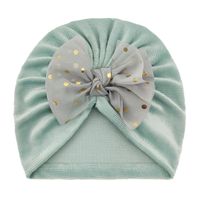 Children Unisex Cute Solid Color Bow Knot Baby Hat sku image 1