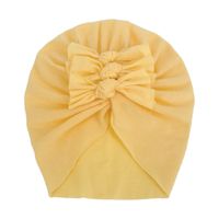 Children Unisex Fashion Solid Color Bow Knot Baby Hat sku image 8