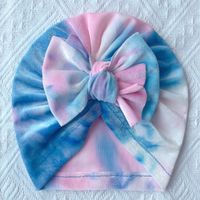 Children Unisex Fashion Bow Knot Tie Dye Baby Hat sku image 10
