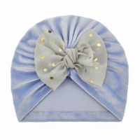 Children Unisex Cute Solid Color Bow Knot Baby Hat sku image 9