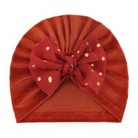 Children Unisex Cute Solid Color Bow Knot Baby Hat sku image 6