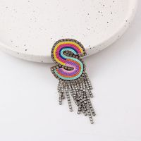 Style Coréen Lettre Strass Incruster Broches sku image 19