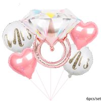 Valentinstag Herzform Aluminiumfolie Datum Flitterwochen Ballon sku image 1