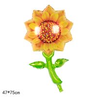 Birthday Rose Flower Daisy Aluminum Film Party Balloon sku image 11