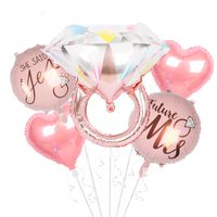Valentinstag Herzform Aluminiumfolie Datum Flitterwochen Ballon main image 2
