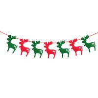Christmas Christmas Tree Deer Nonwoven Party Flag sku image 1