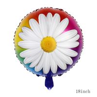 Geburtstag Rose Blume Gänseblümchen Aluminiumfolie Gruppe Ballon sku image 1