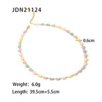 Fashion Butterfly Stainless Steel Gold Plated Bracelets Necklace sku image 2