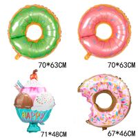 Children's Day Birthday Donuts Candy Aluminum Film Party Balloon main image 2