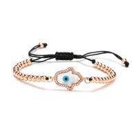 Fashion Eye Copper Bracelets Plating Zircon Copper Bracelets sku image 3
