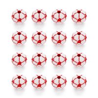 Sports Basketball Football Arylic Plating Jewelry Accessories 50 Pieces sku image 9