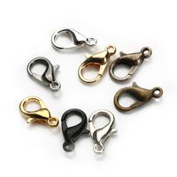 Zinc Alloy Lobster Clasp Necklace/bracelet Buckle 50 Pcs/pack main image 1