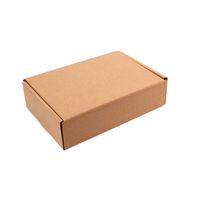 Simple Brown Large Corrugated Paper Box Packaging Box main image 2