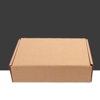 Simple Brown Large Corrugated Paper Box Packaging Box main image 3