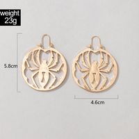 Exaggerated Spider Alloy Hollow Out Earrings main image 2