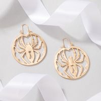 Exaggerated Spider Alloy Hollow Out Earrings main image 5