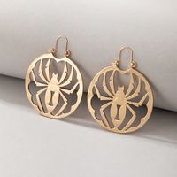Exaggerated Spider Alloy Hollow Out Earrings main image 1