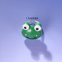 Cartoon Style Frog Plastic Resin Rings 1 Piece main image 2