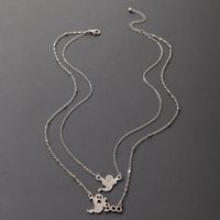 Funny Ghost Alloy Layered Necklaces main image 3