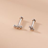 Fashion Geometric Stainless Steel Plating Labret 1 Piece main image 5