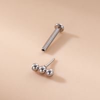 Fashion Geometric Stainless Steel Plating Labret 1 Piece main image 2