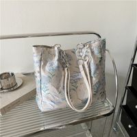Women's Fabric Solid Color Fashion Square Magnetic Buckle Tote Bag main image 3