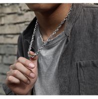Hip-hop Geometric Stainless Steel Necklace 1 Piece main image 1
