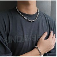 Hip-hop Geometric Stainless Steel Necklace 1 Piece main image 2