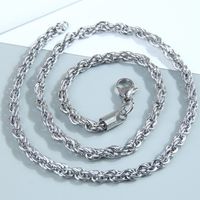 Hip-hop Geometric Stainless Steel Necklace 1 Piece main image 3