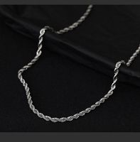 Hip-hop Twist Stainless Steel Necklace 1 Piece main image 4