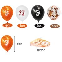 Halloween Halloween Pattern Emulsion Party Colored Ribbons Balloons Cake Decorating Supplies sku image 5