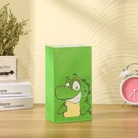 Children's Day Cute Animal Kraft Paper Party Gift Bags sku image 7
