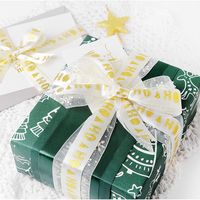 Christmas Fashion Letter Nylon Party Colored Ribbons main image 4