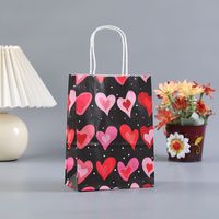 Valentine's Day Heart Shape Kraft Paper Party Gift Wrapping Supplies main image 2