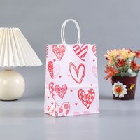Valentine's Day Heart Shape Kraft Paper Party Gift Wrapping Supplies main image 4