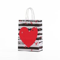 Valentinstag Herzform Kraftpapier Gruppe Zubehör Für Geschenkverpackungen main image 3