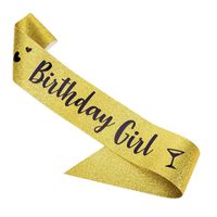 Birthday Letter Crown Cloth Party Costume Props sku image 10